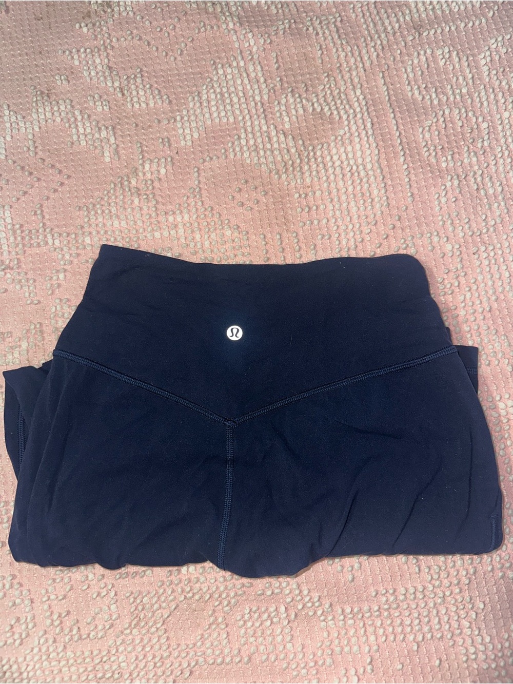 lululemon athletica Navy Cropped Wide-Leg Performance Pants
